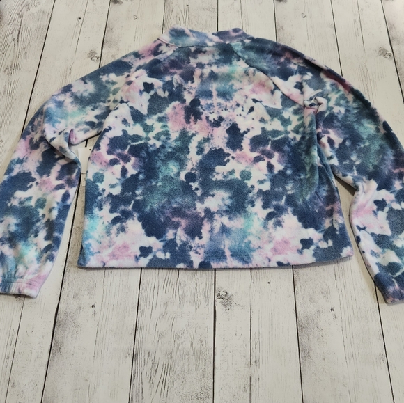 NWT SO Large Girls Tye Die Fleece pull over - Picture 2 of 4